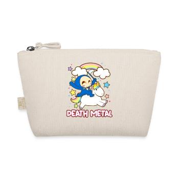Goth Rock Satan Unicorn Festivals Death Metal - Organic Pouch - nature - Front