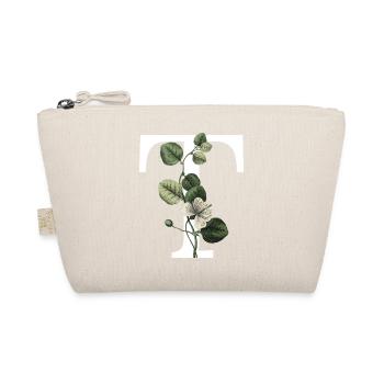 lettre T botanique vert - Trousse biologique - nature - Devant