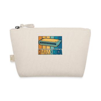 Retro Harmonica Harmonicist Mouth Harp Harmonist - Organic Pouch - nature - Front