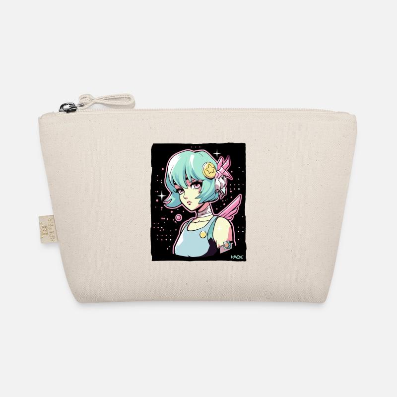 Coole Anime Sci-Fi-Cyborg-Mädchen Bio-Täschchen