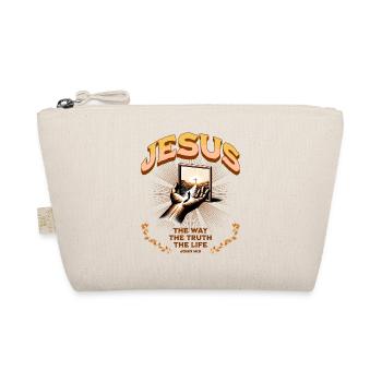 Symbole de la lumière de Jésus sur un miroir à main - Trousse biologique - nature - Devant