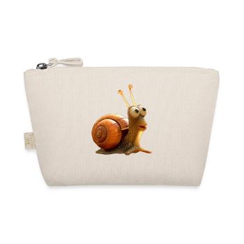 Schnecke Weinbergschnecke Schneckenhaus Schnecken - Bio-Täschchen - Natur - Vorne
