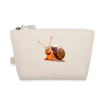 Schnecke Weinbergschnecke Schneckenhaus Schnecken - Bio-Täschchen - Natur - Vorne