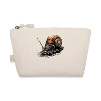 Schnecke Weinbergschnecke Schneckenhaus Schnecken - Bio-Täschchen - Natur - Vorne