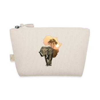 Elephants - Wildlife on safari in Africa - Organic Pouch - nature - Front