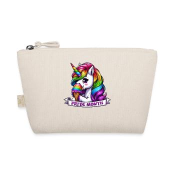 Mois de la fierté LGBTQ Licorne Tolérance arc-en-ciel - Trousse biologique - nature - Devant