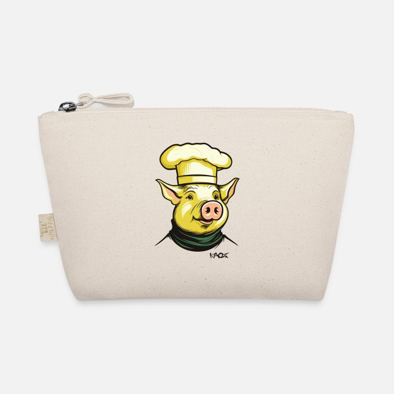 Drôle Cool Chef Cochon Chef Trousse biologique