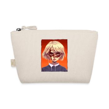 Creepy girl - Organic Pouch - nature - Front