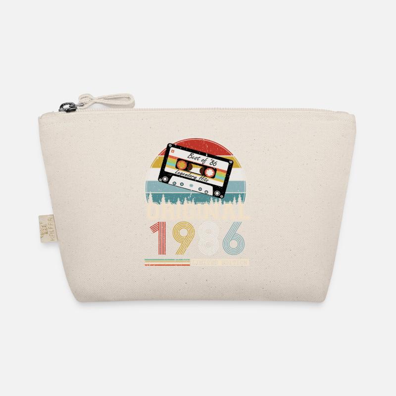 Vintage 1986 38 Year Anniversary Gift Organic Pouch