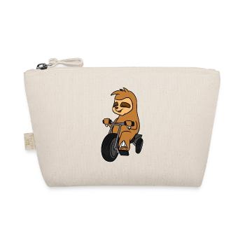 Paresseux Équitation Tricycle T-Shirt Animal En Trike Jeu de Mots - Trousse biologique - nature - Devant
