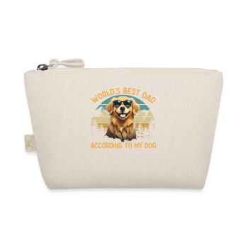 Meilleur chien au monde papa Golden Retriever drôle - Trousse biologique - nature - Devant