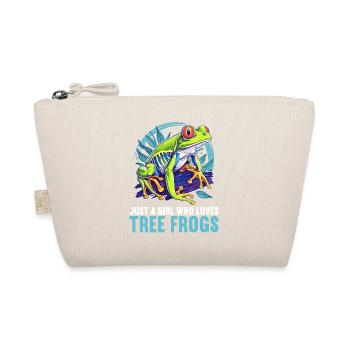 Tree Frog Baumfrösche Baumfrosch - Organic Pouch - nature - Front