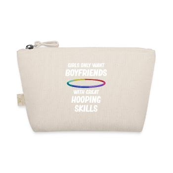 Only girls want friends with great - Organic Pouch - nature - Front