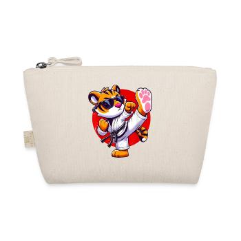 Tigre Karate Style Illustration - Trousse biologique - nature - Devant