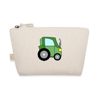 Tractor green - Organic Pouch - nature - Front