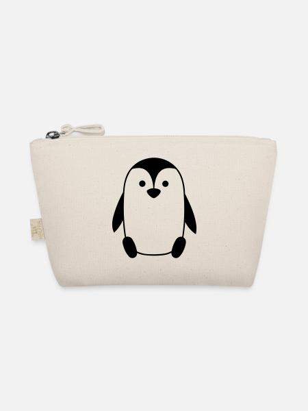 Pinguin - Bio-Täschchen - Natur
