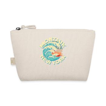 Montauk New York Design - Organic Pouch - nature - Front