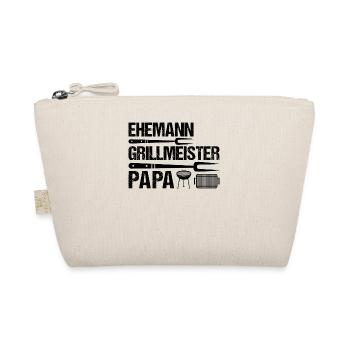 Husband, grill master, dad - Organic Pouch - nature - Front