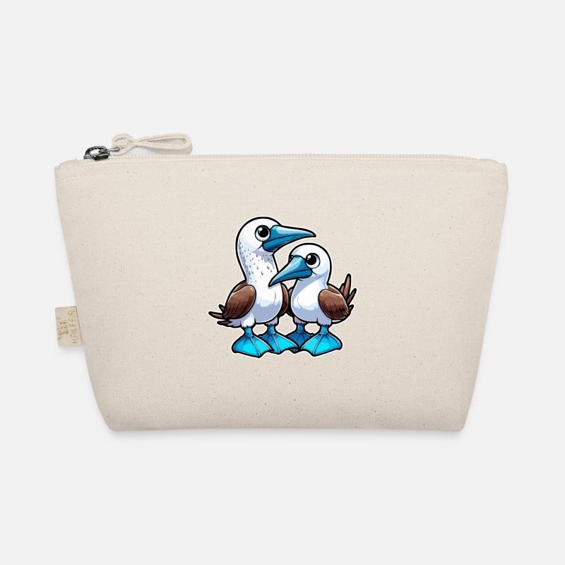 Vogel Blaufuß Tölpel Vogel Geschenk - Bio-Täschchen - Natur