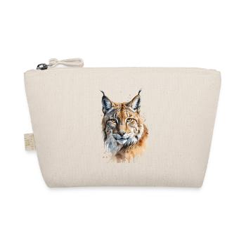 Majestueux Lynx Aquarelle - Trousse biologique - nature - Devant