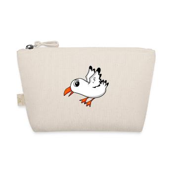 Seagull Bird - Organic Pouch - nature - Front
