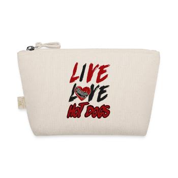 Hot Dog Adult Live Love Hot Dogs - Organic Pouch - nature - Front