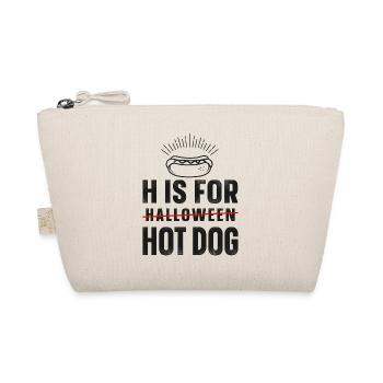 Hot Dog Adult Halloween H Is For - Organic Pouch - nature - Front