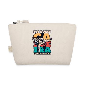 Doing Capoeira For Kicks Capoeirista Ginga Dance - Organic Pouch - nature - Front