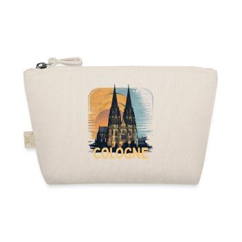 Cathédrale de Cologne Silhouette vintage de Cologne Horizon de Cologne - Trousse biologique - nature - Devant