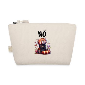 Roter Panda Lustiger Spruch Nö Feuerfuchs - Bio-Täschchen - Natur - Vorne
