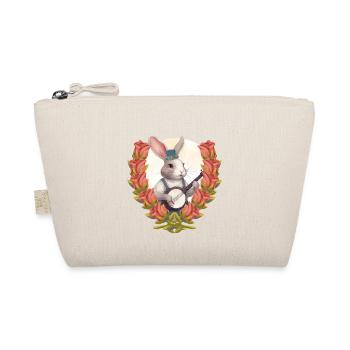 Banjo Bunny Musique Roses Anniversaire Lapin Enfant - Trousse biologique - nature - Devant