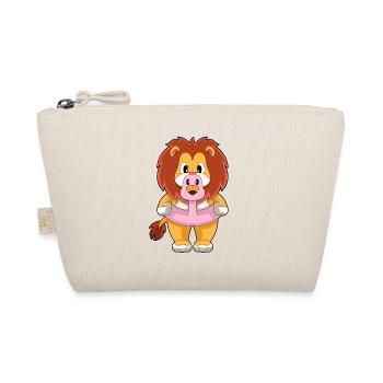Lion Flamingo - Organic Pouch - nature - Front