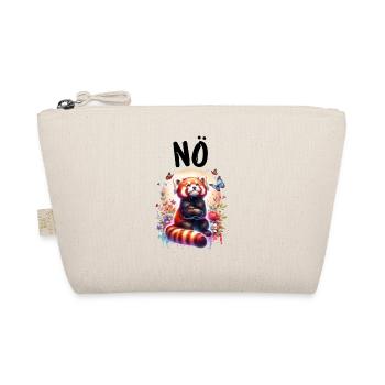 Roter Panda Lustiger Spruch Nö Feuerfuchs - Bio-Täschchen - Natur - Vorne