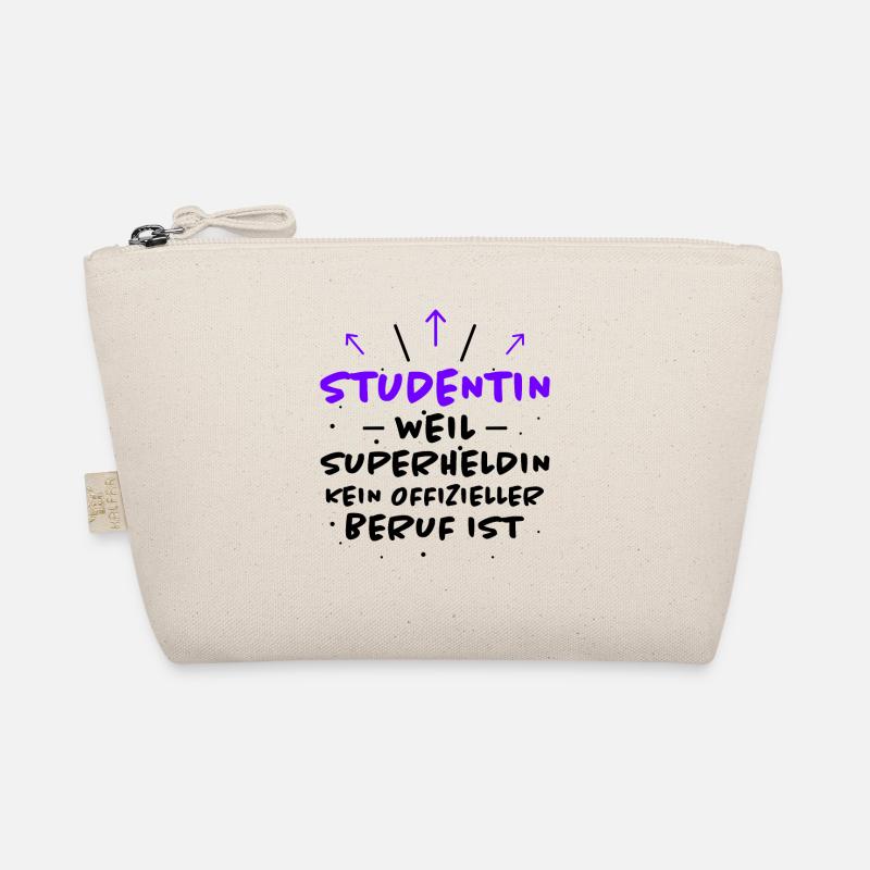 Studentin Spruch Universität Studentin Geschenk - Bio-Täschchen - Natur