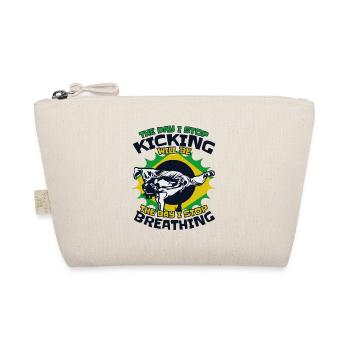 The Day I Stop Kicking Ginga Capoeirista Dance - Organic Pouch - nature - Front