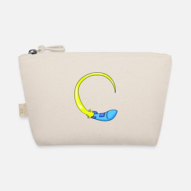Rocket motif Organic Pouch