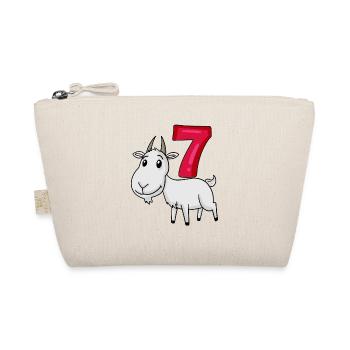 Motif 7e anniversaire Chèvre - Sept ans - Trousse biologique - nature - Devant
