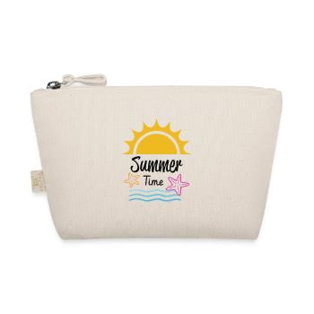 Summer Time Sommer Shirt - Bio-Täschchen - Natur - Vorne