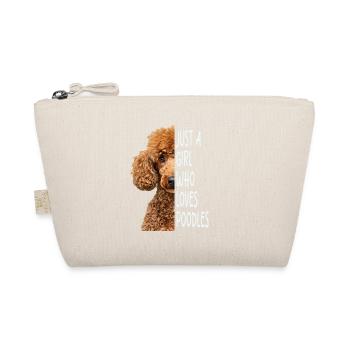 Cadeau Poodle Girl - Trousse biologique - nature - Devant