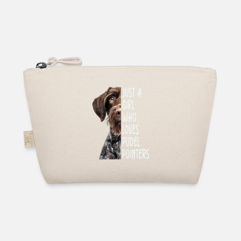 Poodle Pointer Girl Gift Organic Pouch