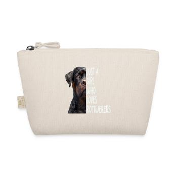 Cadeau Rottweiler Girl - Trousse biologique - nature - Devant