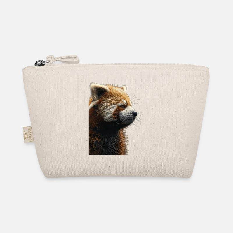 Roter Panda - Bio-Täschchen - Natur