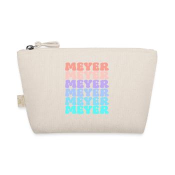 Nom de famille Meyer Retro - Trousse biologique - nature - Devant