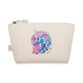 Licorne rétro Vaporwave - Trousse biologique - nature - Devant