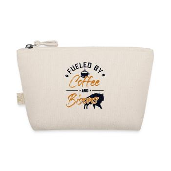 Fueled by Coffee and Bisons Buffalo Bovinae Lover - Organic Pouch - nature - Front