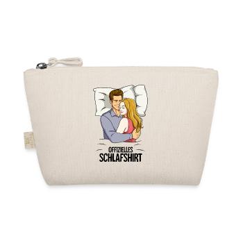 Offizielles Schlafshirt Partner - Bio-Täschchen - Natur - Vorne