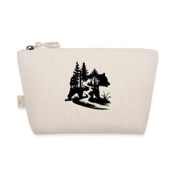 Silhouette d’ours Chemin forestier Art en plein air - Trousse biologique - nature - Devant