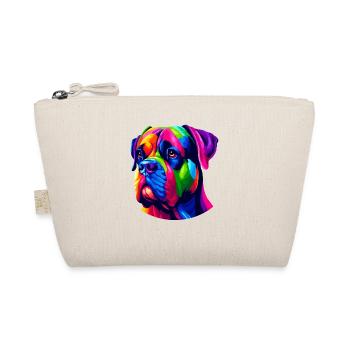 Bunte Pop Art Cane Corso Italienischer Mastiff - Bio-Täschchen - Natur - Vorne