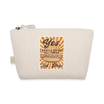 Hot Dog Adulte Vintage Rétro Oui, je - Trousse biologique - nature - Devant
