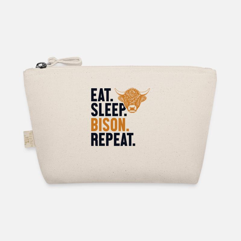 Manger Dormir Bison Répéter Bison d’Amérique Buffalo Trousse biologique
